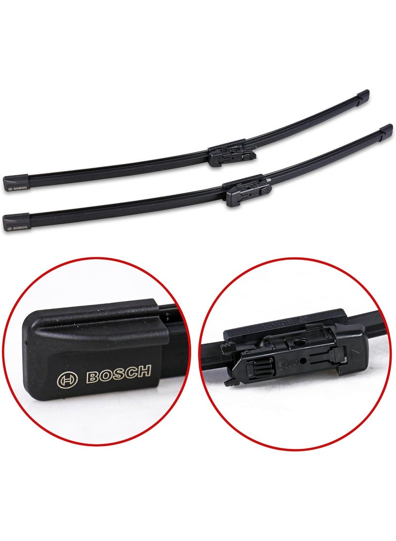 Bosch 3397118969 OE Specialty A969S AeroTwin Car Wipers Set – 22″ & 22″ All-Weather Front Blades - Image 3